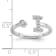 Rhodium Over 14K White Gold Lab Grown Diamond VS/SI GH, Initial I
Adjustable Ring