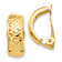 14k Yellow Gold Diamond-Cut Non-Pierced Earrings