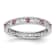 Sterling Silver Stackable Expressions Lab Created Ruby Ring 0.21ctw