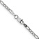 Rhodium Over 14k White Gold 2.5mm Figaro Link 18 Inch Chain