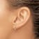 Diamond Hinged Hoop Earrings In 10K Rose Gold 0.12ctw