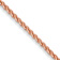 14k Rose Gold 1.05mm Solid Polished Spiga 24 Inch Chain