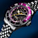 Duxot Atlantica Skeleton Diver Purple Dial White Bezel White Stainless
Steel Band Automatic Watch