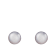 14k Yellow Gold 10-11mm Gray Freshwater Pearl Stud Earrings