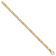 10k Yellow Gold 4.8mm Hand Polished Fancy Link Bracelet