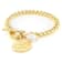 Cultured Freshwater Pearl Toggle Bracelet In 18K Gold Over Bronze 9.5mm