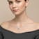 Initial X Mixed Cut CZ Pendant Necklace In Sterling Silver 18 Inch