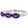 Amethyst Three-Stone Ring In Platinum Over Sterling Silver