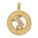 14k Yellow Gold Textured Lauderdale-By-The-Sea Fl with Pelican Pendant