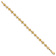 14k Yellow Gold Textured Sea Life Link Bracelet