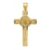 14K Yellow Gold San Benito 2-Sided Crucifix Pendant