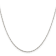 Sterling Silver 1.4mm Singapore Chain with 2-inch Extension Necklace