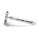 Sterling Silver Stackable Expressions Cross Diamond Ring 0.105ctw