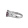 Purple And White Cubic Zirconia Platinum Over Silver February Birthstone
Ring 5.81ctw