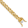 10k Yellow Gold and 10k White Gold 7.25mm Hand-polished Rounded Curb
Link Bracelet