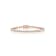 CZ Tennis Bracelet In 18K Rose Gold Over Sterling Silver