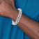 Rhodium Over Sterling Silver Curb Link Men's 8.5 Inch Bracelet