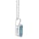 10x8mm Emerald Cut Sky Blue Topaz With Diamond Accents Rhodium Over
Sterling Silver Pendant w/ Chain