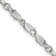 Sterling Silver 4mm Diamond-cut Rolo Chain Bracelet