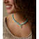 Barse Magnesite Cross Pendant Necklace In Bronze