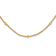 14K Yellow Gold Diamond-cut Beaded Rope Chain Necklace