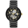 Bulova Men's Classic Black Bezel Black Stainless Steel Watch