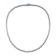 CZ Tennis Necklace In Sterling Silver 16 Inch