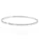 Lab-Grown Diamond Flex Bangle Bracelet In Sterling Silver 3.00ctw