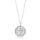 Sterling Statements Rhodium Over Sterling Silver CZ Octagon Cross Necklace