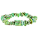 Green Turquoise Chip Bead Stretch Bracelet Set Of 3