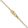 14k Yellow Gold 0.7mm Solid Box Link 30 Inch Chain
