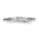 Rhodium Over 14K White Gold First Promise Diamond Promise/Engagement Ring