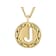 Cardano Initial J Pendant Necklace In 18K Gold Over Bronze