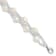 Rhodium Over Sterling Silver 7-9mm Freshwater Cultured Pearl And Glass
Beaded Multi-strand Bracelet