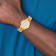Charles Hubert Ladies IP-plated Stainless Silver 32mm Dial Watch