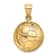 14k Yellow Gold Textured Soccer ball Charm