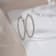 White Cubic Zirconia Platinum Over Sterling Silver Hoops 1.32ctw