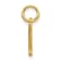 10k Yellow Gold initial G Charm