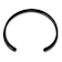 Titanium Brushed with Polished Edge Black IP-plated 10mm Cuff Bangle