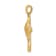 14k Yellow Gold Diamond Cross Pendant