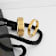 HONOR Gold-Plated Tungsten Beveled Polished Edges Flat Ring with Brushed
Center 8mm