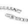 Men's Square Box Chain Necklace 4.9mm In Stainless Steel 22 Inch
