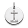 Rhodium Over 14k White Gold Diamond Accented Cross Faith Pendant