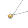 Yellow And White Cubic Zirconia Platinum Over Silver November Birthstone
Pendant With Chain 7.10ctw