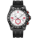 Seapro Men's Gallantry White Dial, Black Rubber Strap Watch