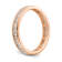 14K Rose Gold Lab Grown Diamond Polished 1 ct. Channel Set Eternity Band