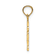 14K Yellow Gold Number 1 MOM Charm