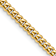14k Yellow Gold 3.5mm Solid Miami Cuban 22 Inch Chain