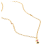 Lab Created Pink and Blue Sapphire 18k Yellow Gold Over Sterling Silver
Cat Charm Cat Pendant