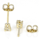 Timeless Lab-Grown Diamond Solitaire Stud Earrings In 10K Gold